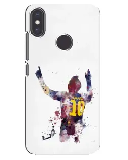 Чехол для Xiaomi Mi A2 с картинкой «Акварельный Месси Барселона» Чехол для Xiaomi Mi A2 с картинкой «Акварельный Месси Барселона»