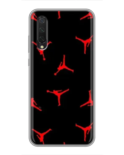 Чехол для Xiaomi Mi A3 с картинкой «Jordan Red Pattern»