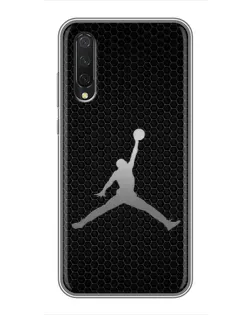 Чехол для Xiaomi Mi A3 с картинкой «Jordan Dark Carbon»
