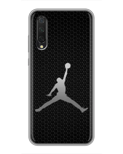 Чехол для Xiaomi Mi A3 с картинкой «Jordan Dark Carbon»
