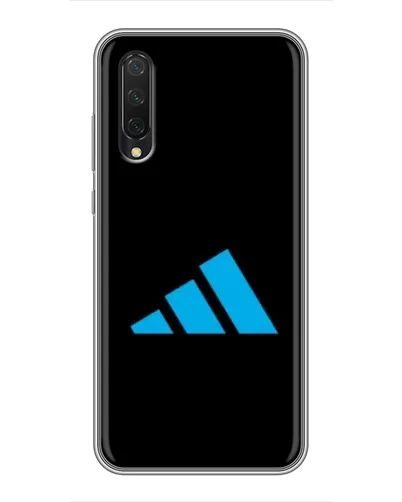 Чехол для Xiaomi Mi A3 с картинкой «Adidas Cyan Logo»