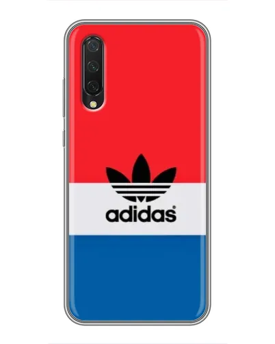 Чехол для Xiaomi Mi A3 с картинкой «Ретро блоки Adidas»