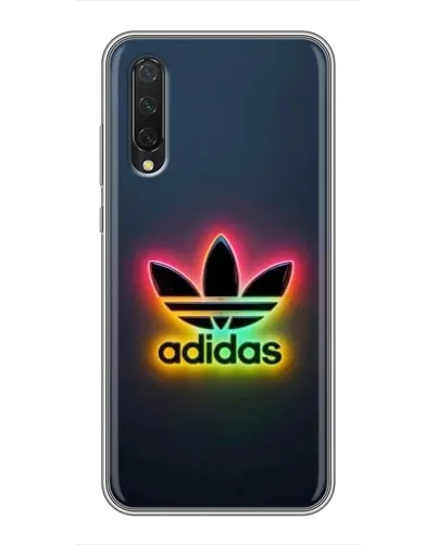 Чехол для Xiaomi Mi A3 с картинкой «Неоновый Adidas»