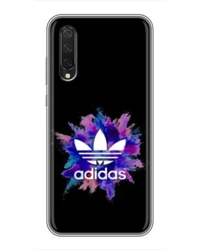 Чехол для Xiaomi Mi A3 с картинкой «Взрыв красок Adidas»