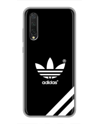 Чехол для Xiaomi Mi A3 с картинкой «Adidas с диагональными полосами»