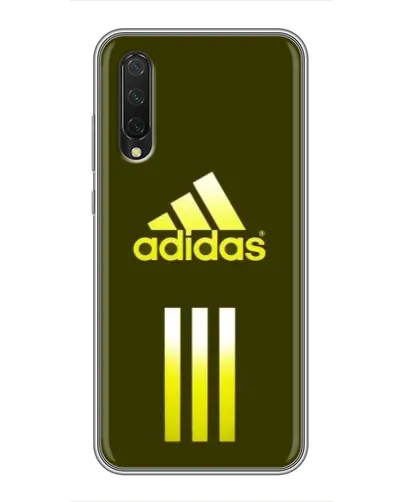 Чехол для Xiaomi Mi A3 с картинкой «Оливковый градиент Adidas»