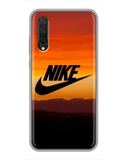 Чехол для Xiaomi Mi A3 с картинкой «Nike — вечерний горизонт»