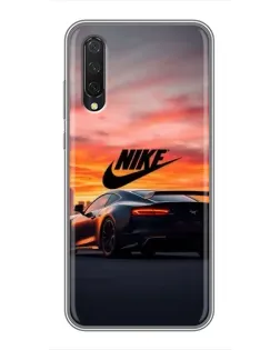 Чехол для Xiaomi Mi A3 с картинкой «Nike и суперкар»