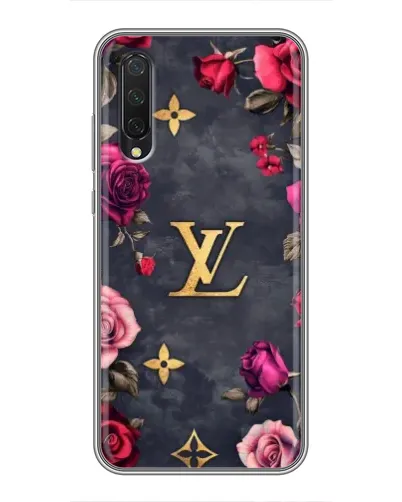 Чехол для Xiaomi Mi A3 с картинкой «Цветочный Louis Vuitton»