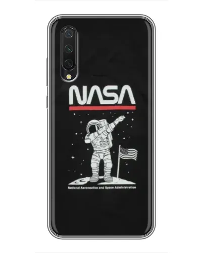 Чехол для Xiaomi Mi A3 с картинкой «NASA — шагаем по Луне» Чехол для Xiaomi Mi A3 с картинкой «NASA — шагаем по Луне»