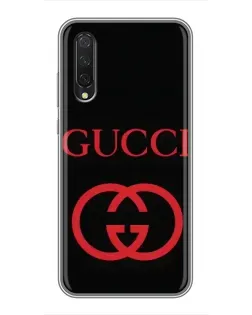 Чохол для Xiaomi Mi A3 з картинкою «Gucci — червоний логотип»