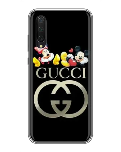 Чехол для Xiaomi Mi A3 с картинкой «Gucci — герои Disney»