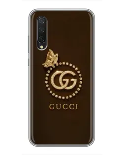 Чохол для Xiaomi Mi A3 з картинкою «Gucci — золотий метелик»