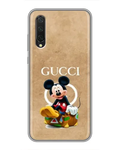 Чехол для Xiaomi Mi A3 с картинкой «Микки Маус Gucci — крафт»