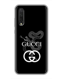 Чохол для Xiaomi Mi A3 з картинкою «Gucci — срібна змія»
