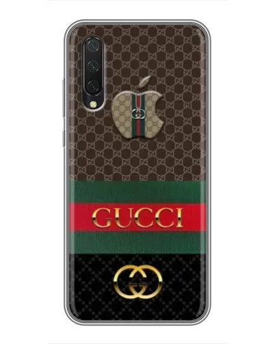 Чехол для Xiaomi Mi A3 с картинкой «Gucci — брендированный десерт»
