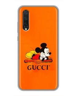 Чохол для Xiaomi Mi A3 з картинкою «Міккі Маус Gucci — помаранч»