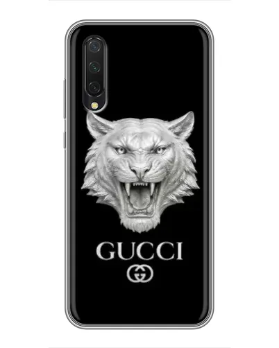 Чехол для Xiaomi Mi A3 с картинкой «Gucci — серебряный лев» Чехол для Xiaomi Mi A3 с картинкой «Gucci — серебряный лев»
