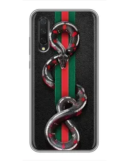 Чохол для Xiaomi Mi A3 з картинкою «Gucci — змія на смузі»