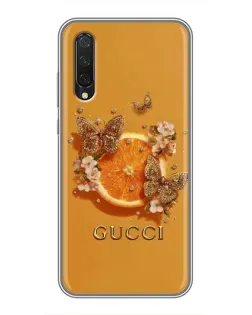 Чохол для Xiaomi Mi A3 з картинкою «Gucci — золоті метелики»