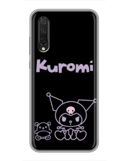 Чехол для Xiaomi Mi A3 с картинкой «Kuromi — черный минимализм» Чехол для Xiaomi Mi A3 с картинкой «Kuromi — черный минимализм»