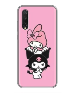 Чехол для Xiaomi Mi A3 с картинкой «My Melody и Kuromi» Чехол для Xiaomi Mi A3 с картинкой «My Melody и Kuromi»