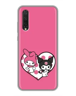 Чехол для Xiaomi Mi A3 с картинкой «Kuromi и My Melody» Чехол для Xiaomi Mi A3 с картинкой «Kuromi и My Melody»