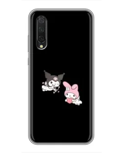 Чехол для Xiaomi Mi A3 с картинкой «My Melody и Kuromi» Чехол для Xiaomi Mi A3 с картинкой «My Melody и Kuromi»