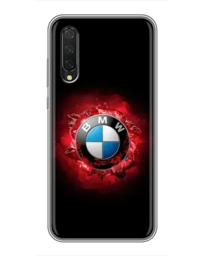 Чехол для Xiaomi Mi A3 с картинкой «Логотип BMW — вспышка»