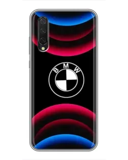Чехол для Xiaomi Mi A3 с картинкой «Логотип BMW и неоновые дуги» Чехол для Xiaomi Mi A3 с картинкой «Логотип BMW и неоновые дуги»