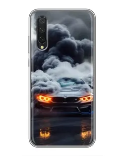 Чехол для Xiaomi Mi A3 с картинкой «BMW в дыму» Чехол для Xiaomi Mi A3 с картинкой «BMW в дыму»