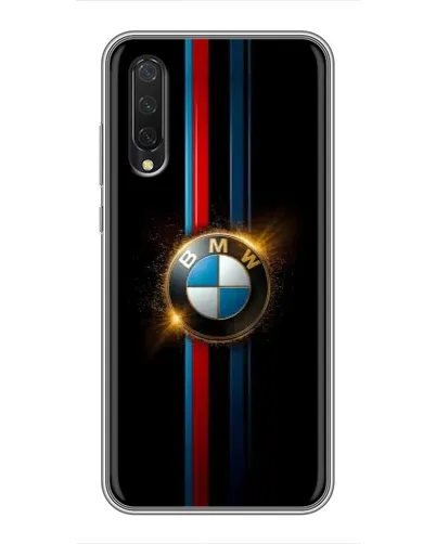 Чехол для Xiaomi Mi A3 с картинкой «BMW M-Power неон»