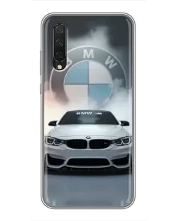 Чехол для Xiaomi Mi A3 с картинкой «BMW в белом дыму» Чехол для Xiaomi Mi A3 с картинкой «BMW в белом дыму»