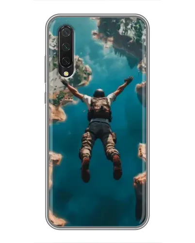 Чехол для Xiaomi Mi A3 с картинкой «PUBG — свободное падение»