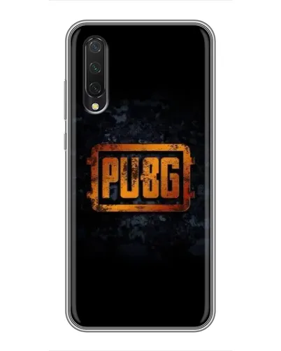 Чехол для Xiaomi Mi A3 с картинкой «PUBG — золотой логотип»