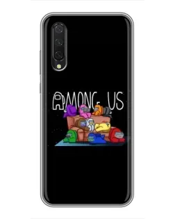 Чехол для Xiaomi Mi A3 с картинкой «Логотип Among Us»