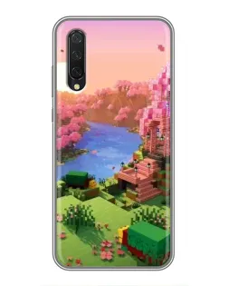 Чохол для Xiaomi Mi A3 з картинкою «Рожеве дерево Minecraft» Чохол для Xiaomi Mi A3 з картинкою «Рожеве дерево Minecraft»