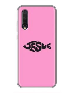 Чехол для Xiaomi Mi A3 с картинкой «Розовый символ Jesus» Чехол для Xiaomi Mi A3 с картинкой «Розовый символ Jesus»
