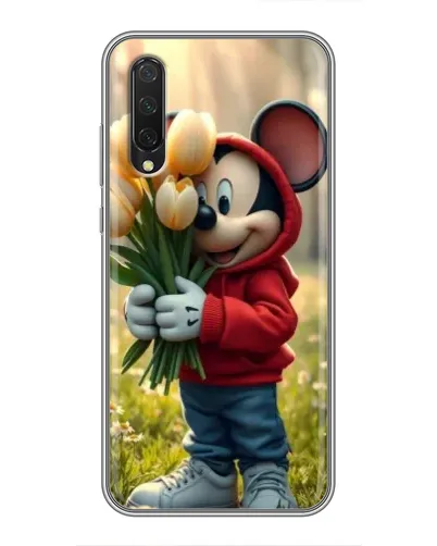 Чехол для Xiaomi Mi A3 с картинкой «Микки с тюльпанами» Чехол для Xiaomi Mi A3 с картинкой «Микки с тюльпанами»