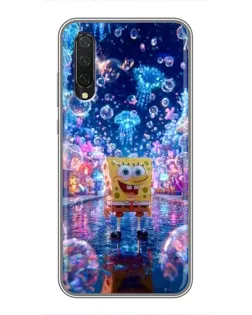 Чехол для Xiaomi Mi A3 с картинкой «Неоновый океан»