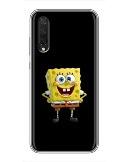 Чехол для Xiaomi Mi A3 с картинкой «Классический Губка Боб»