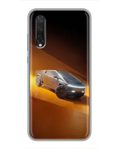 Чехол для Xiaomi Mi A3 с картинкой «Cybertruck в пустыне»