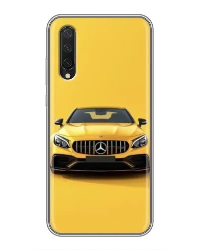 Чехол для Xiaomi Mi A3 с картинкой «Желтый Mercedes GT»