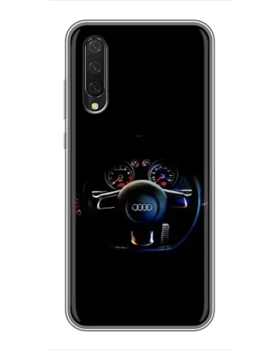 Чехол для Xiaomi Mi A3 с картинкой «Салон Audi — руль» Чехол для Xiaomi Mi A3 с картинкой «Салон Audi — руль»