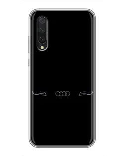 Чехол для Xiaomi Mi A3 с картинкой «Audi — световой подпись» Чехол для Xiaomi Mi A3 с картинкой «Audi — световой подпись»