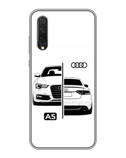 Чехол для Xiaomi Mi A3 с картинкой «Audi — контрастный дизайн» Чехол для Xiaomi Mi A3 с картинкой «Audi — контрастный дизайн»