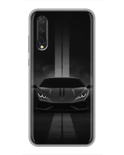 Чехол для Xiaomi Mi A3 с картинкой «Lamborghini симметрия дорог»