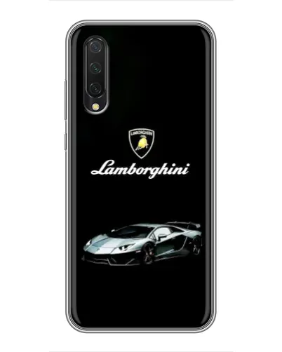 Чехол для Xiaomi Mi A3 с картинкой «Логотип Lamborghini классика»