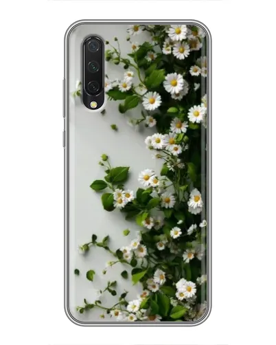 Чехол для Xiaomi Mi A3 с картинкой «Ветка мелких белых цветов» Чехол для Xiaomi Mi A3 с картинкой «Ветка мелких белых цветов»