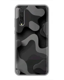 Чехол для Xiaomi Mi A3 с картинкой «Темный абстрактный камуфляж» Чехол для Xiaomi Mi A3 с картинкой «Темный абстрактный камуфляж»